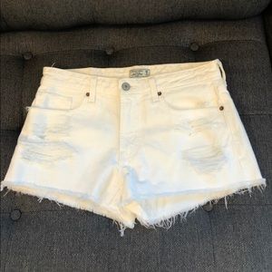 Abercrombie & Fitch White Shorts